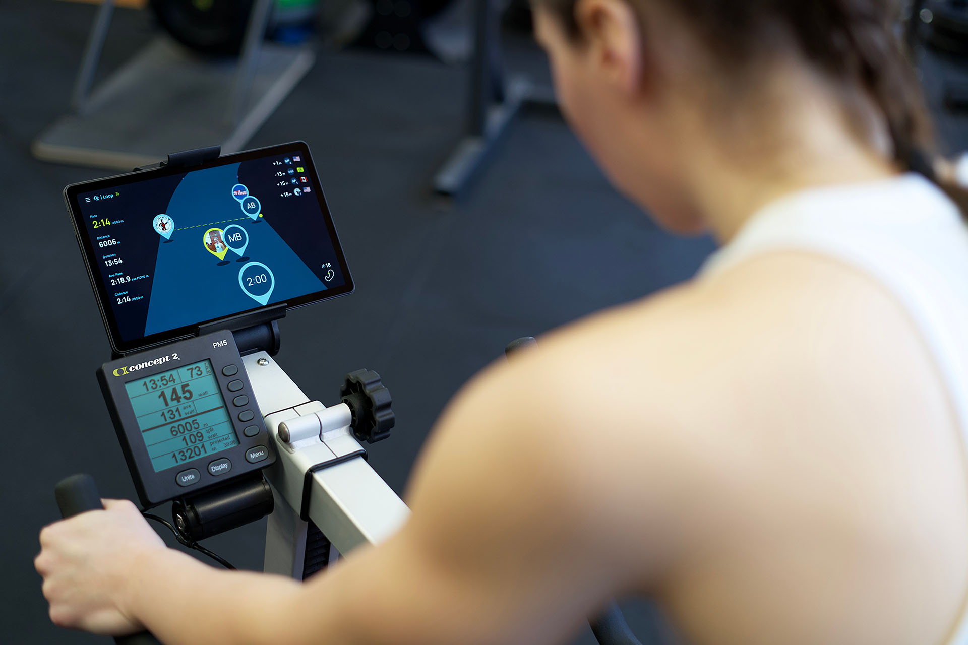 Riding with ErgData on the Real Time Loop