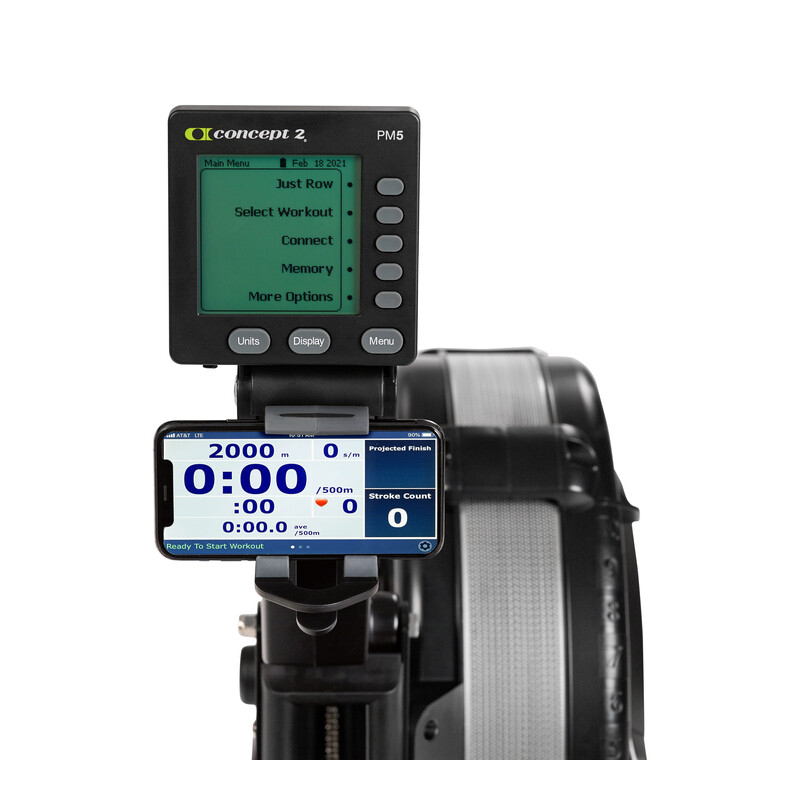 Device Holder on Model D PM5 with Phone