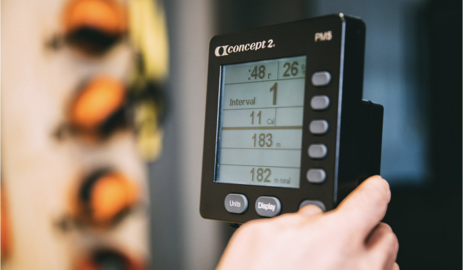 Viewing a Workout on the PM