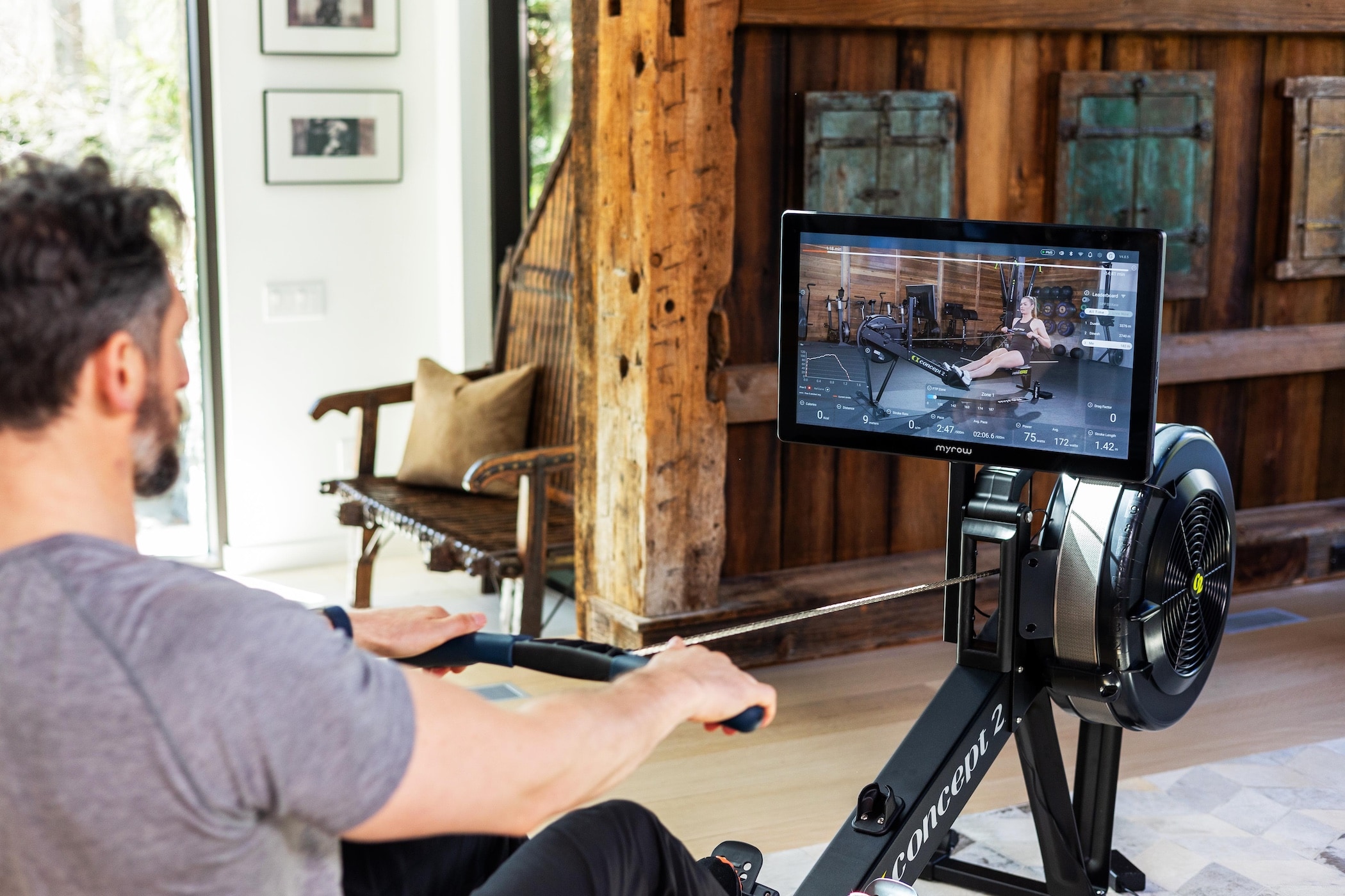 MyRow App and Screen