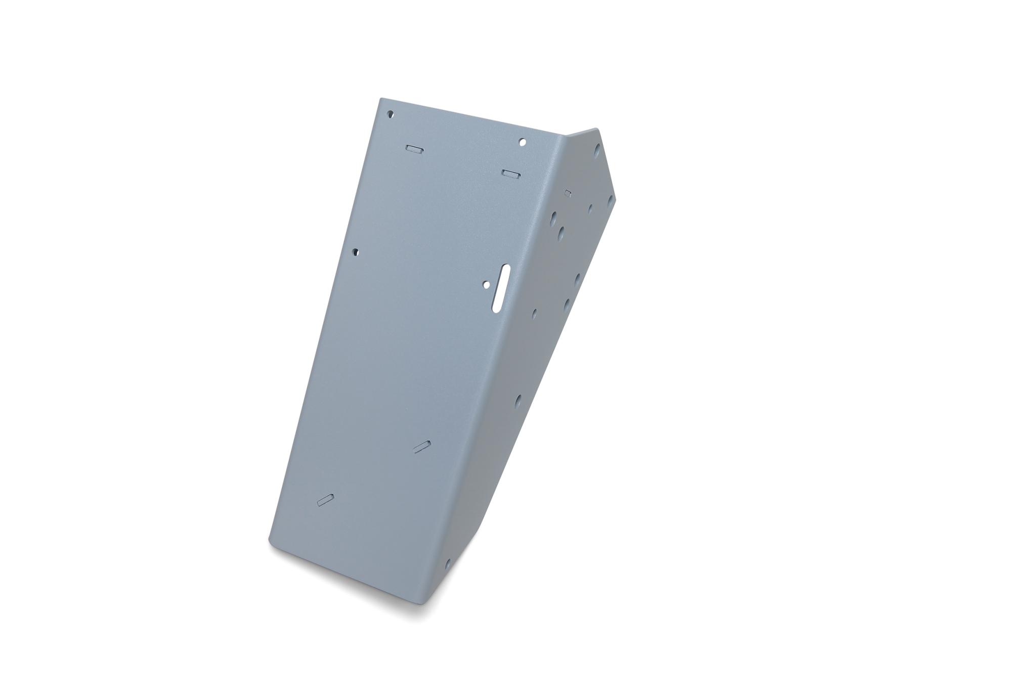 Foot Bracket, Left, Lt Blue—Model D