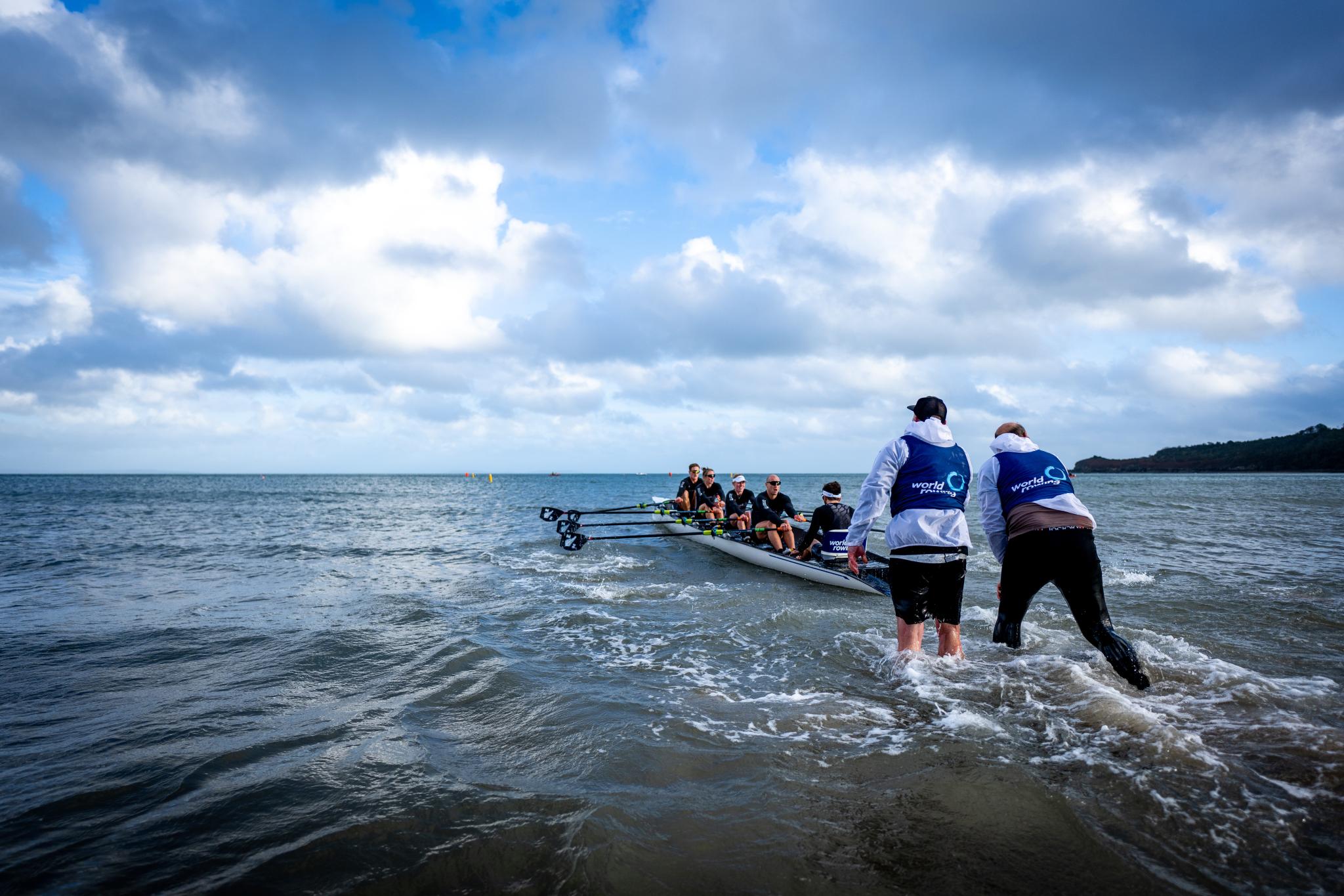 coastal boat launching